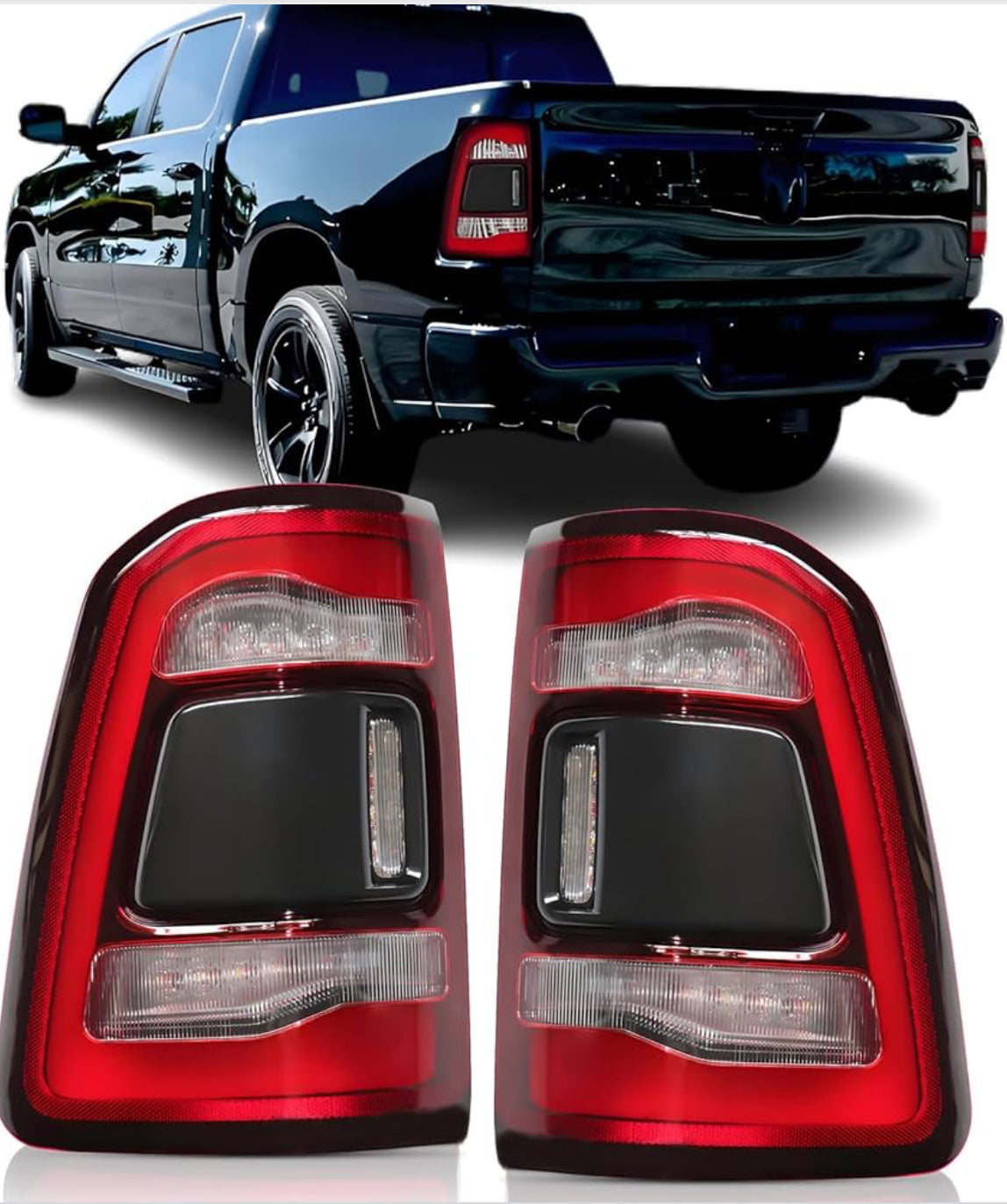 Ram 1500 2019up tail lights set